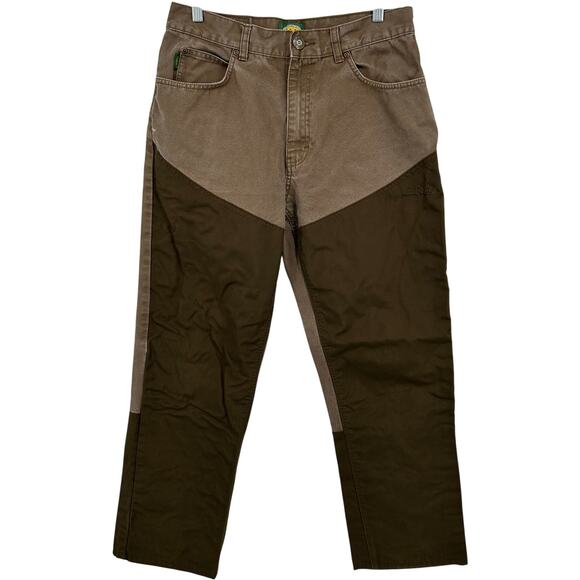 Cabela's Other - Mens Brown Double Knee Cabela's Canvas Upland Brush Guard Pants 32x30 act(31x29)